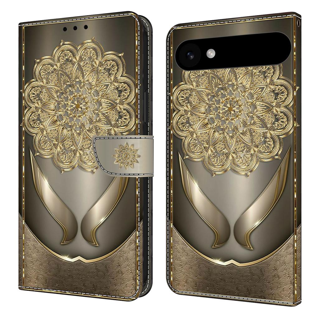 For iPhone 17 Air Wallet Case Pattern Printing PU Leather Flip Stand Phone Cover