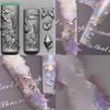 Ocean-themed(Jellyfish,Shell,Fish Tail),3D Silicone Nail Art Molds,DIY Nail Design Transparent Manicure Template