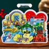 3D PVC Landmark Refrigerator Magnets