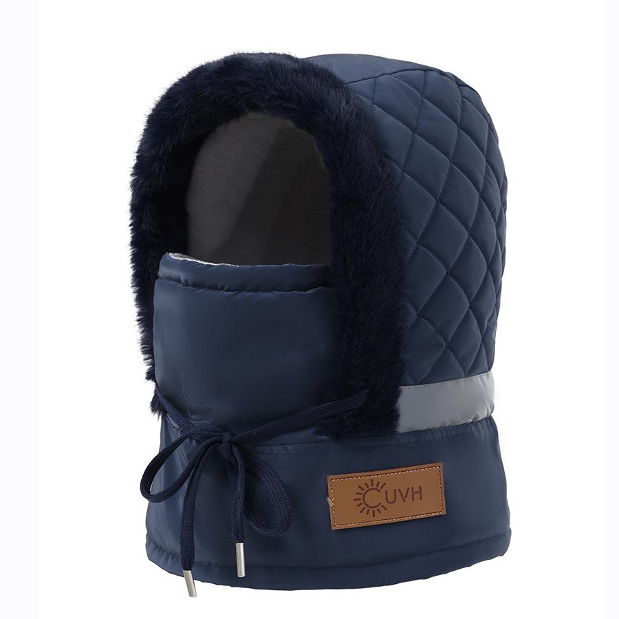Korean Version Winter Hat Cycling Windproof And Cold Proof Lei Feng Hat Warm Scarf Face Mask Integrated Ear Protection Hood