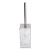 Bathroom Accessories Set Soap Dispenser Soap Dish Toothbrush Holder Cup Toilet Brush and Holder Transparent White