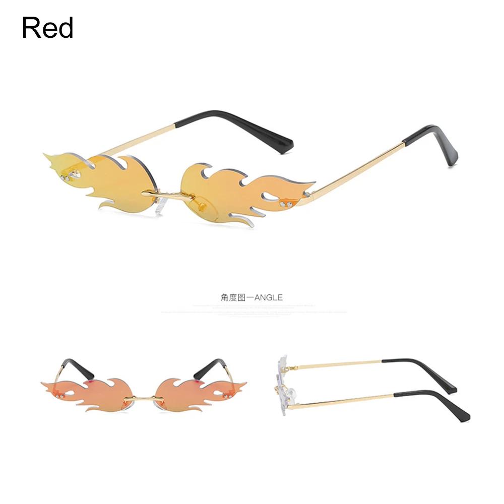 1PC Fashion Rimless Sunglasses Women Men Diamond Shape True Film Sun Glasses UV400 Trending Vintage Streetwear Narrow Eyewear