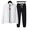 Mantel Übergroße Herren Strickjacke Sport Casual Set Zweiteilige Hose