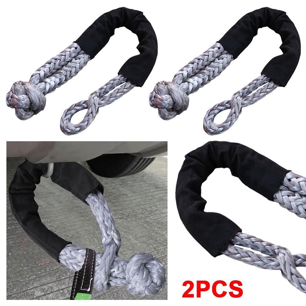 

Ленточный трос для автомобильного прицепа 38000 фунтов U-образный крюк для внедорожника буксировочный ремень для квадроцикла (серый)