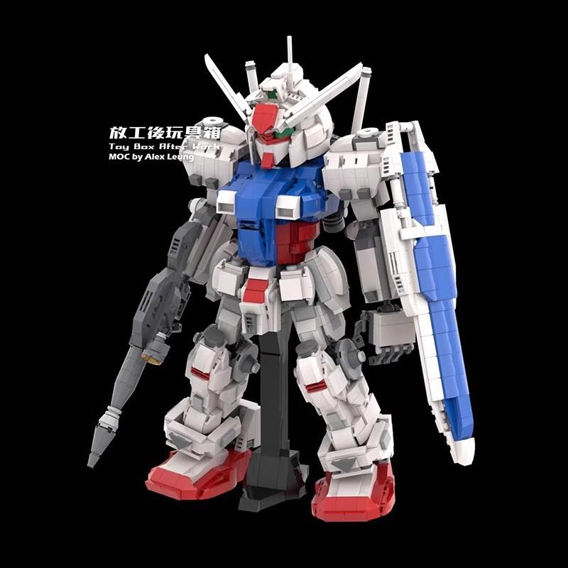 M Building Block Compatible Lego, Gundam Gp01 Puzzle Ornament Model Toy Robot Mech