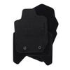 Tapis De Sol Noir Velours - J&amp;J AUTOMOTIVE - Ford Ranger T6 2012-2023 - Sur Mesure - Antidérapant - Imperméable