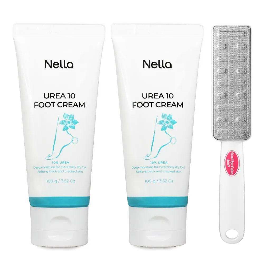 

Nella Urea 10 Foot Cream 100g x 2 + Foot File