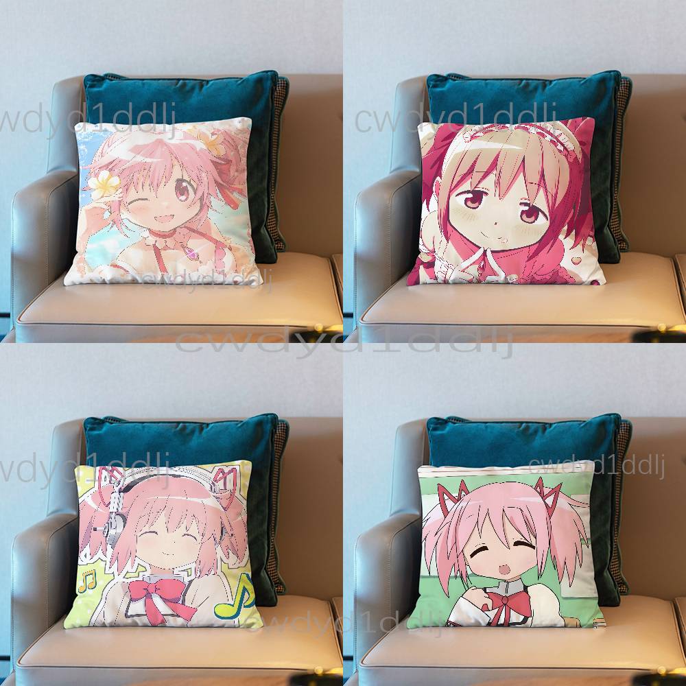 New Puella Magi MMadoka Magica Pillowcases Cute Funny Pillow Case For Wedding Party Home Decor Comfy Pillow Cover