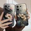 Oil Painting Lotus For Redmi Note 9 9S 10 11 12 12S 13 Pro+ Plus 5G India 14 Pro 4G Global 14S 13C 14C silicone soft phone case