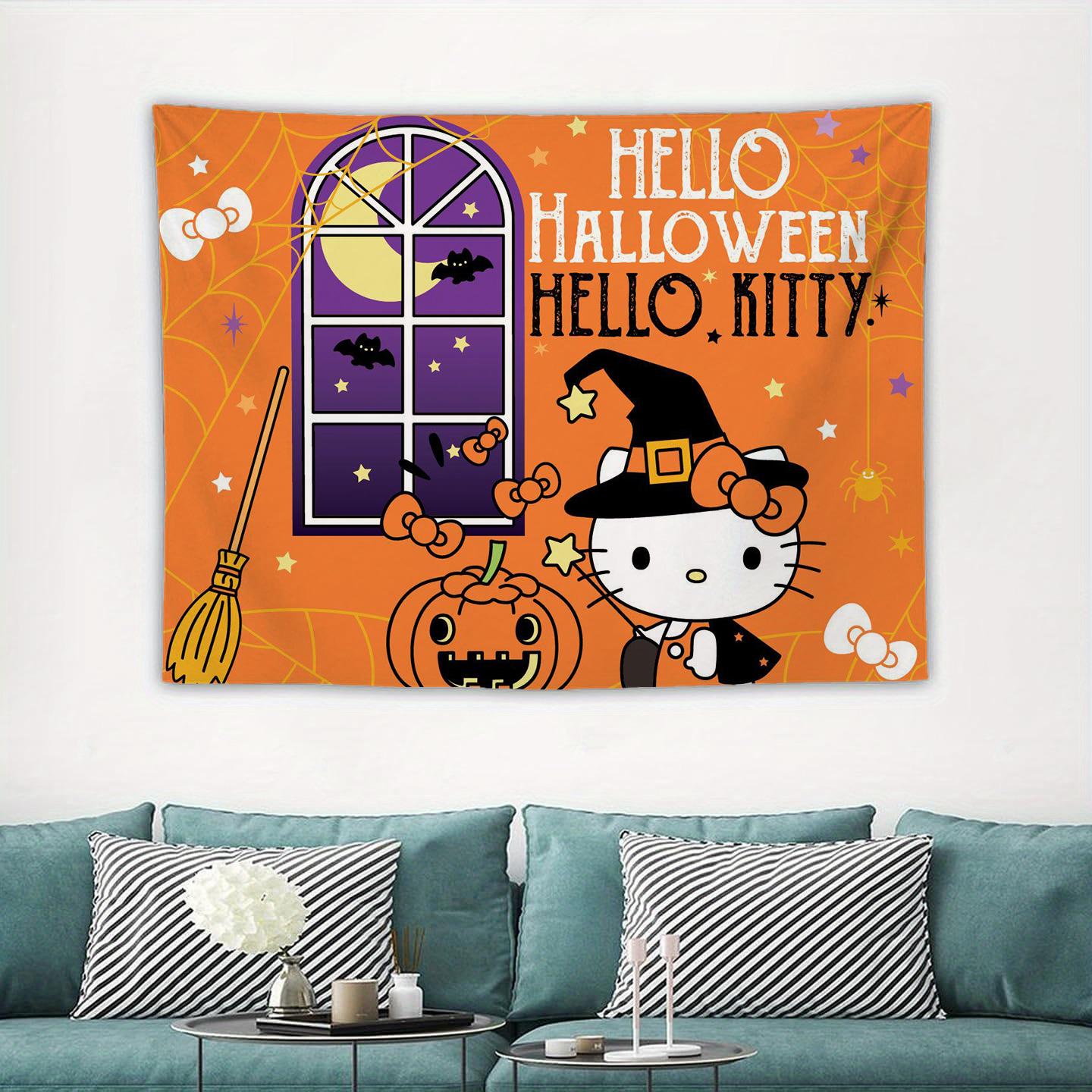 

Японское Аниме Каваи Милый Хелло Китти Мультяшный Гобелен Украшение Комнаты Домашний Декор Спальня Настенный Тканевый 29x37in