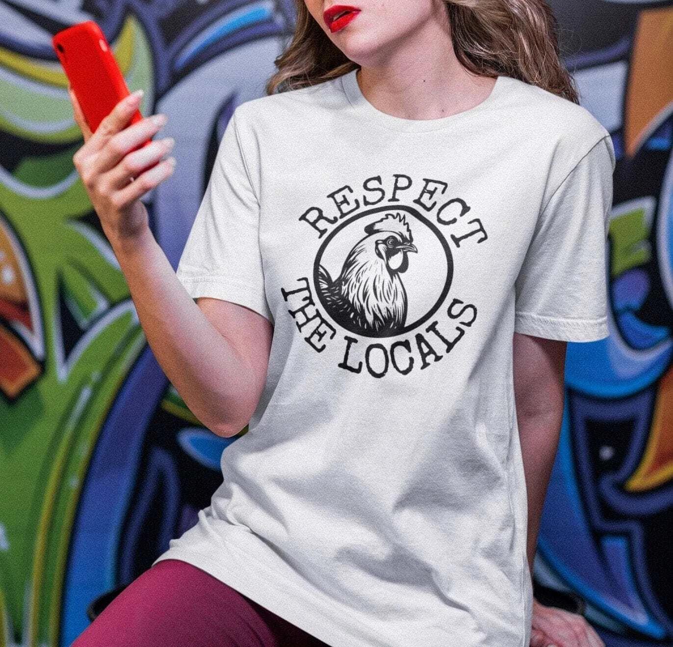 Respect the Locals Chicken Shirt 2XL