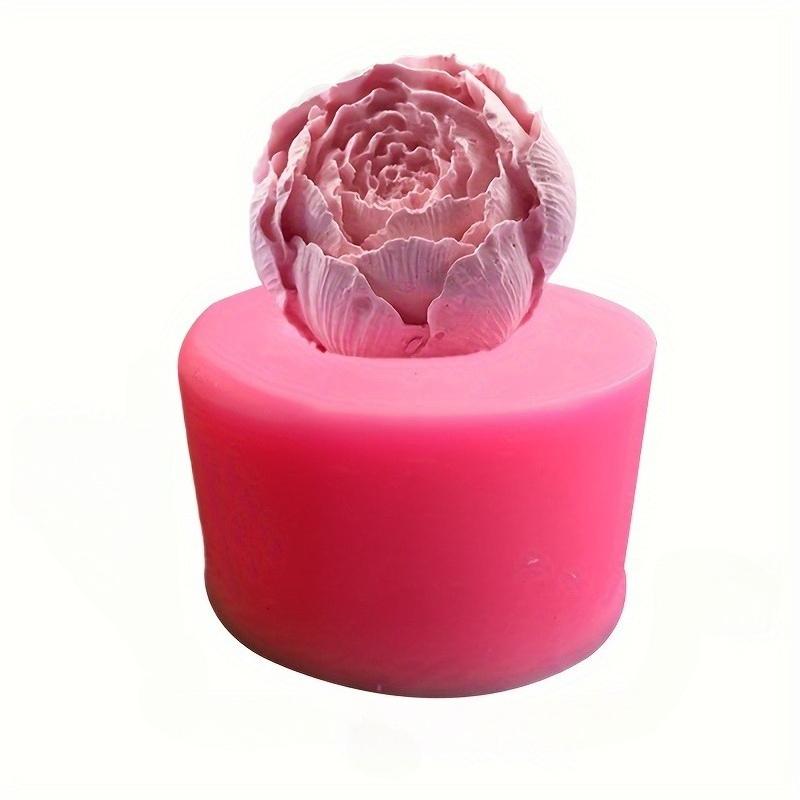 

1PC Flower Silicone Mold Rose Flower Peony Flower Chocolate Mousse Ice Cream Mold Epoxy Aromatherapy Plaster Candle