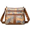 Crossbody-Tasche mit großem Fassungsvermögen und mehreren Fächern