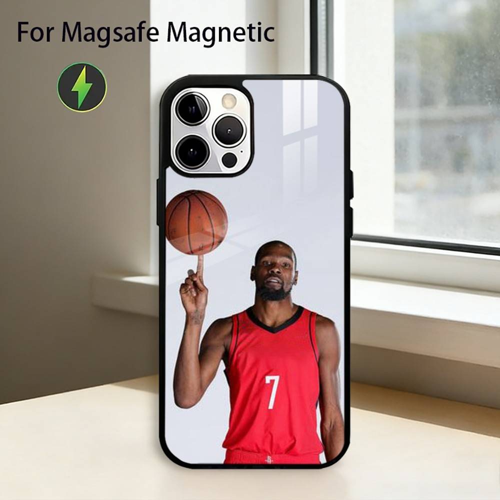 Basketball Sport Kevin Durant Handyhülle Für iPhone17,16,15,14,13,12,11 Plus,Pro Magnetisch Für Magsafe Kabelloses Laden