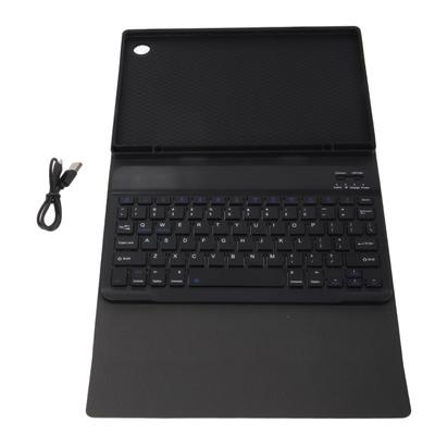 Pouzdro s klávesnicí na tablet, magnetické černé, odnímatelné, TPU pouzdro s trackpadem a slotem pro pero pro Tab A8 10,5"