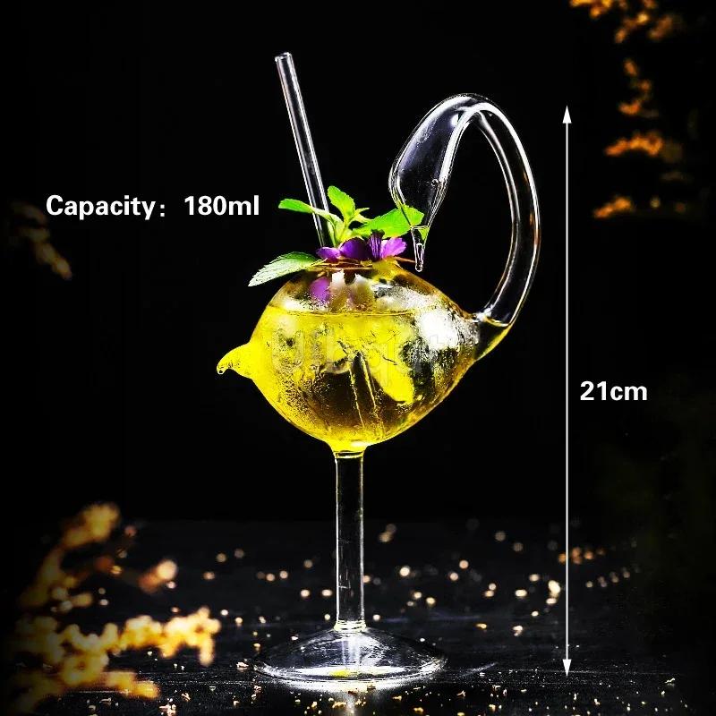 Bar Net Red Cup Globe Cocktail Cup Personalized Western Restaurant Wine Glass Juice Cold Drink Cup Creative Atmosphere Glass