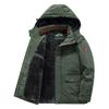 Men's Warm Cotton Jacket with Thick Velvet, Medium To Long Length Jacket, Outdoor Casual Jacket, and Assault Jacket