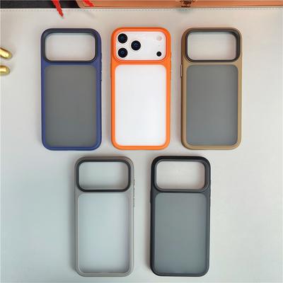 Custodia Ibrida Corazzata Opaca con Pulsante Fotocamera Tocco Attivo Per iPhone 17Air 17 17Pro 17Pro Max Protezione Lenti Cover Rigida Antiurto