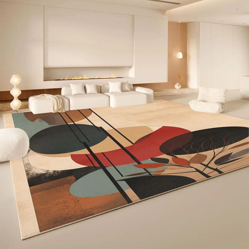 Bohemian Carpet, Modern Classic, Giant Carpet, Plush, Living Room Sofa, Bedroom Floor, Pressure-resistant Home Decoration