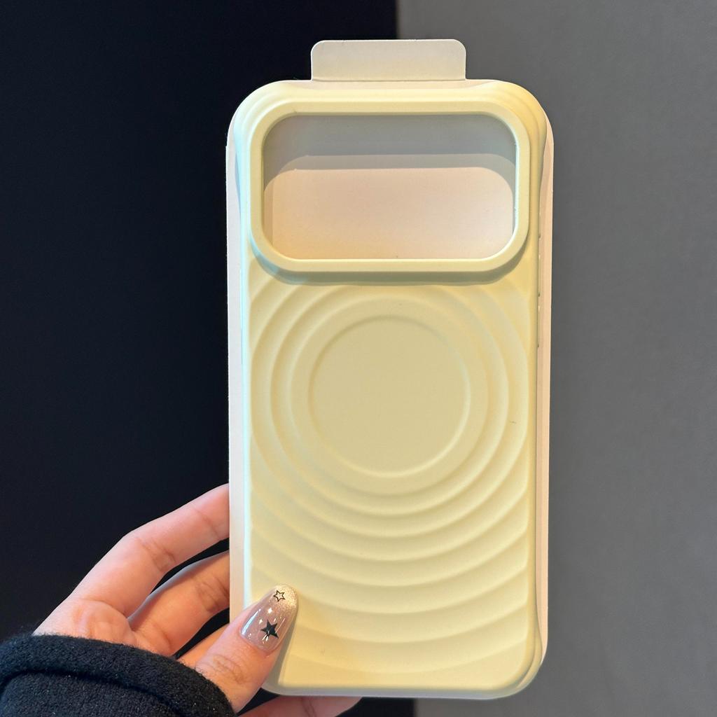 New Liquid Silicone Ripples Magnetic For MagSafe Phone case for iPhone 17 Air 16 15 14 13 Plus 12 Pro Max Corrugated Soft Cover