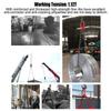 Eye-Type Slip Hook With Latch Clevis Hook Safety Lock Self-Locking Lifting Hook  Port