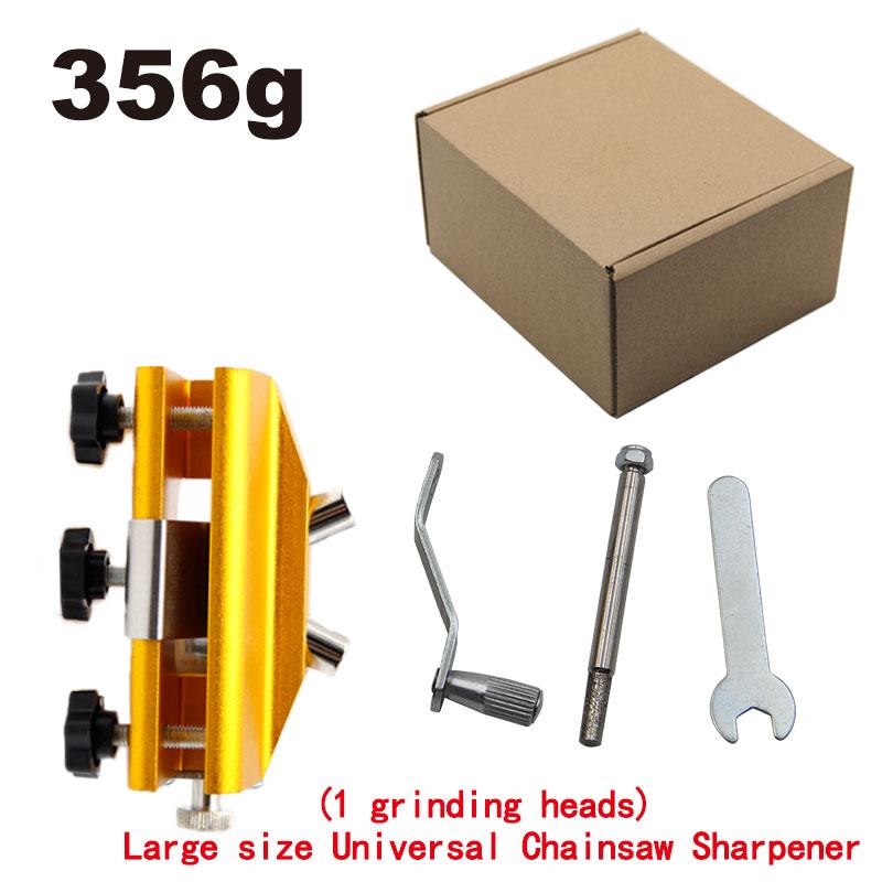 Tragbare Kettenschleiferfeile elektrischer Sägeschleifkopf Kettenschleifsäge handgekurbeltes Klingenschleifwerkzeug Zubehörset