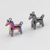 2Pcs Alloy Pony Pendant Animal Horse Charms Diy Necklace Bracelet Earrings Keychain Accessories Handmade Jewelry Making