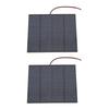 2PCS 1.5W 6V Small Solar Panels Monocrystalline Silicon DIY Solar Charging Panel for Phone Tablet Camera Flashlight