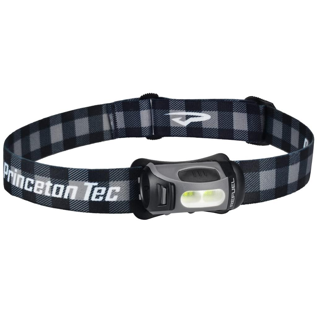 Princeton Tec ReFuel 250 White IPX4 Burn Essential for and Black Headlamp, Lumens, Ultra-Light LED, Waterproof, 42-Hour Time, Hiking, Camping,