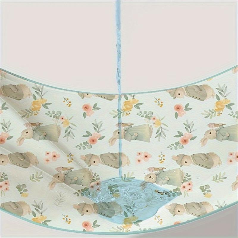 Large Breathable Non Slip Diaper Mat Cute Animal Floral Design Washable Easy Clean For Baby Naps Playtime Waterproof Pad