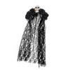 Black Rose Skull Hair Band Lace Cosplay Headdress Cool Halloween Headband  Girl