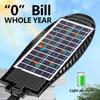 Super Bright Solar Street Lamp For Outdoor Solar LED  Lights IP65 Waterproof Lamp With Motion Sensor Garden Decoration