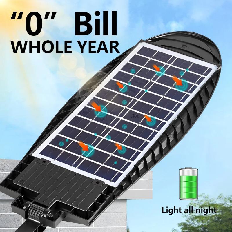 Super Bright Solar Street Lamp For Outdoor Solar LED  Lights IP65 Waterproof Lamp With Motion Sensor Garden Decoration