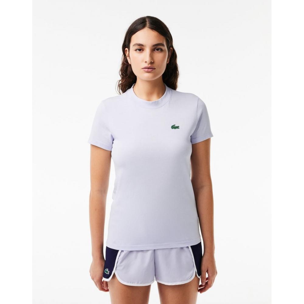 

Lacoste Женская тренировочная базовая футболка Tf9246 54g J2g 034