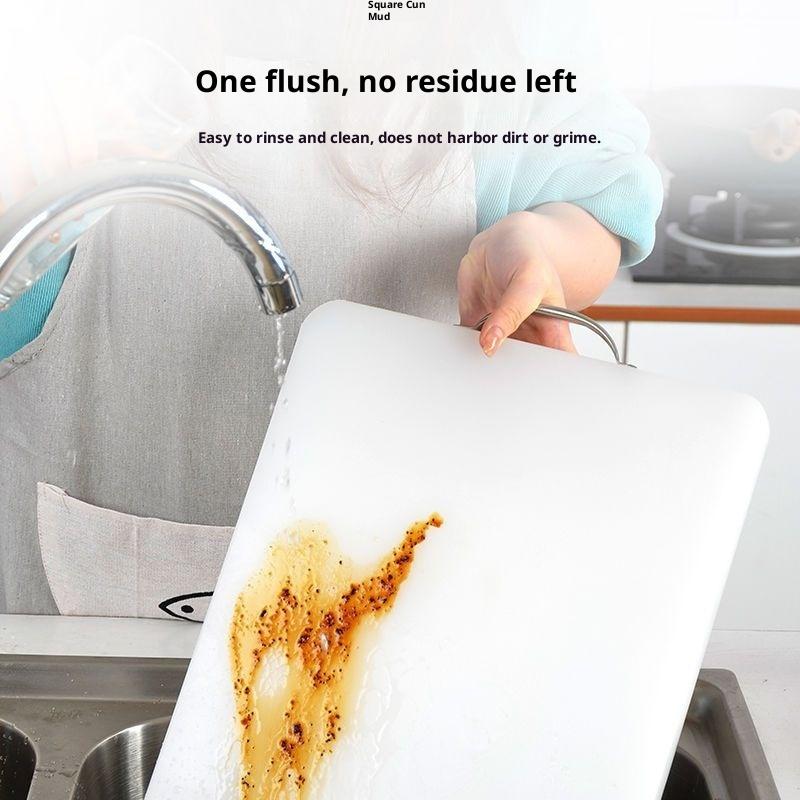 Těžká Silná Krájecí Deska PE 2CM Silná Plastová Krájecí Deska Protiskluzová Kuchyňská Podložka na Krájení