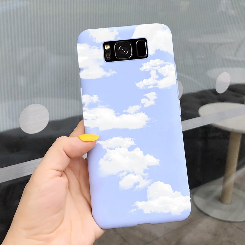 For Samsung Galaxy S8 Case Galaxy S8+ Cover Stylish Sunflower Pretty Girls Cover For Samsung S8 Plus GalaxyS8 S8+ Soft Bags Case