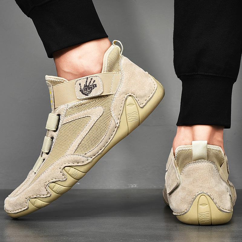 Nine O 'Clock Men 'S Luxury Genuine Leather Shoes Natural Leather Elastic Band Male Footwear Breathable Handmade Zapatos De Hombre