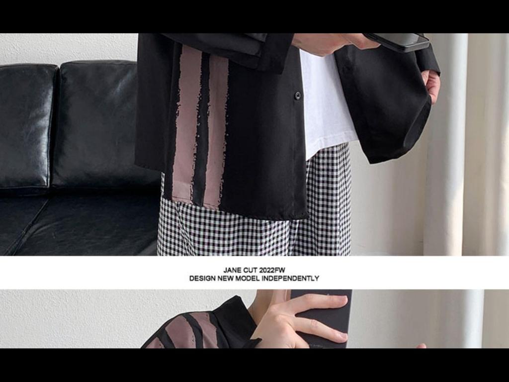 Men's Long Sleeve Hong Kong Style Versatile Shirt