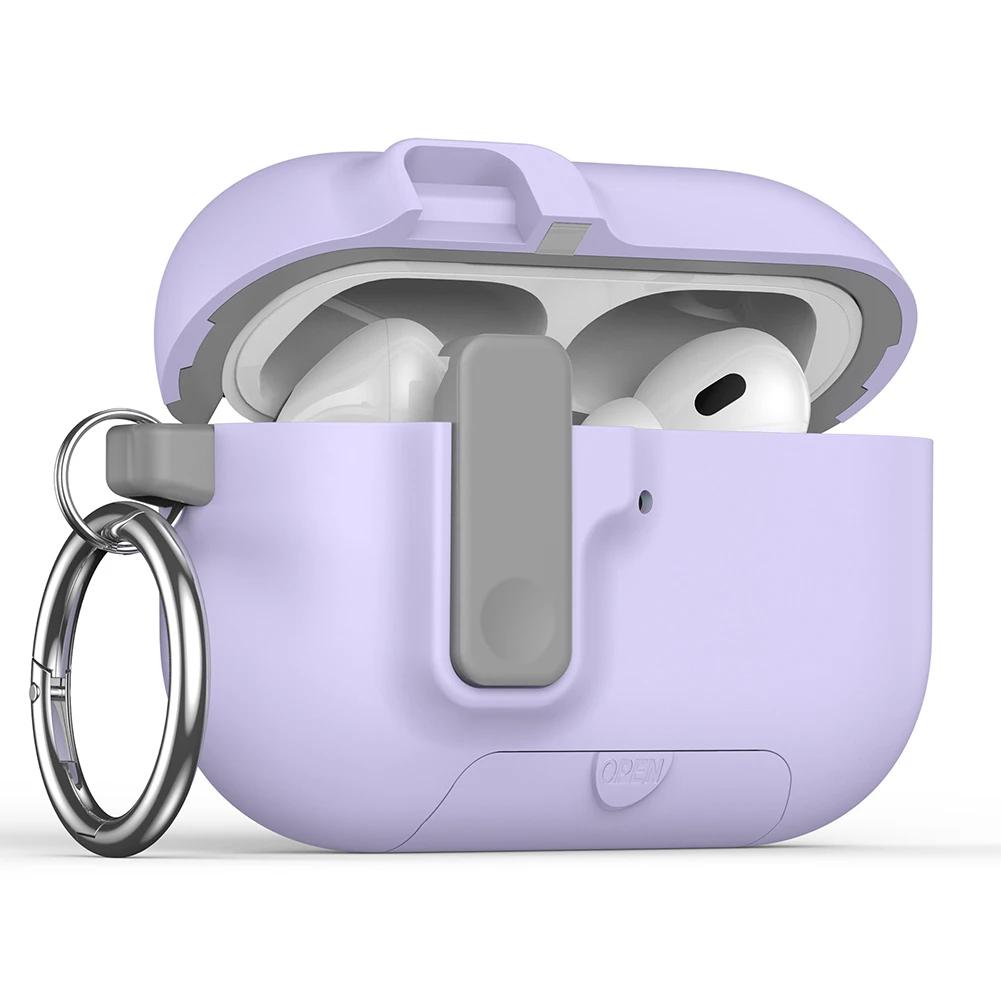 For Airpods Pro 3 Case with Automatic Lock & Cleaning Kit Phone Stand Design Protective Case Cover for Airpods Pro 3