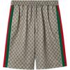 Monogrammed Elasticated Waist Shorts 795073-XJGRV-2270