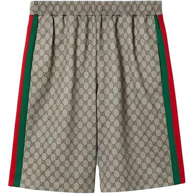 Gestreifte Shorts mit elastischem Bund 795073-XJGRV-2270