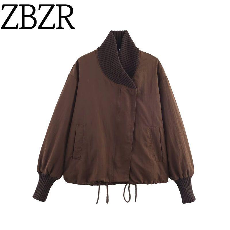Za Autumn and Winter New Women's Clothing 2025 European and American Style Fashionable Loose Ribbed Long-Sleeved Jacket 4369253 717