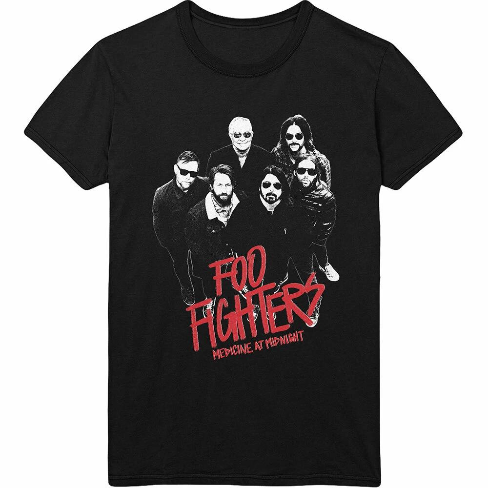 Foo Fighters Medicine At Midnight Full Band Photo Tshirt 100 S