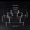 Acrylic Multi-layer Trapezoidal Display Stand for Figures & Jewelry