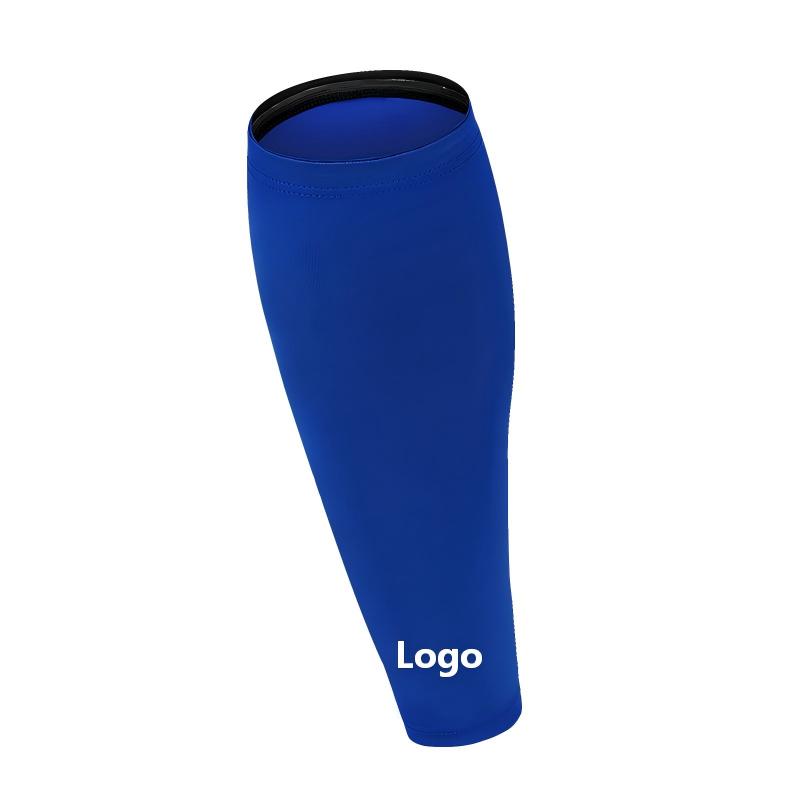 Custom High Compression Calf Sleeves Elastic and Stretch Leg Sleeve Covers Support Footless Socks for Men Women Marathon Running