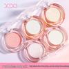 Xixi Silver Moon Highlighter Powder: Pearlescent Iridescent Korean-Style Eyeshadow & Contour Illuminating Powder