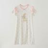 Summer Cartoon Girls' Nightgown - Breathable, Loose-Fit Pajamas for Baby Girls