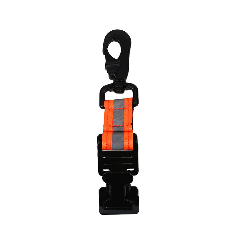 Metal Head Plastic Head Support Nylon Reflective Strip Webbing Firefighter Multifunctional Portable Glove Clips