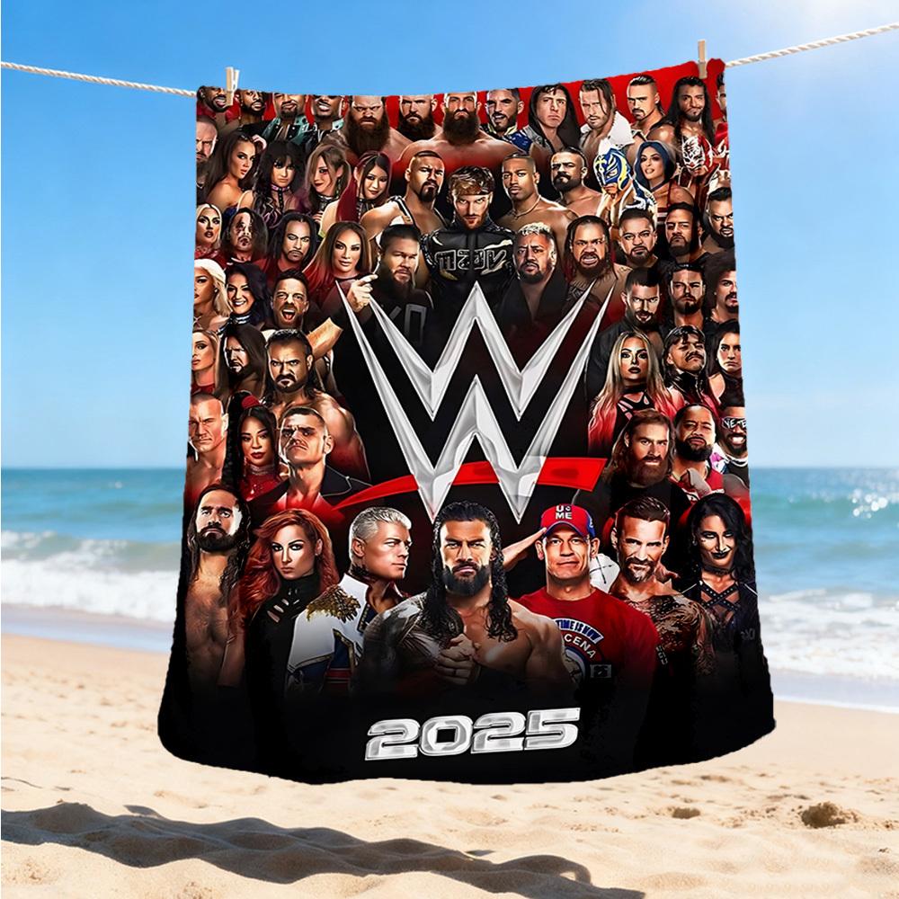 

1pc RAW Wrestling Championship Outdoor Flannel Throw Blanket Soft, Cozy, Warm All Season, Machine Washable, 80x120cm