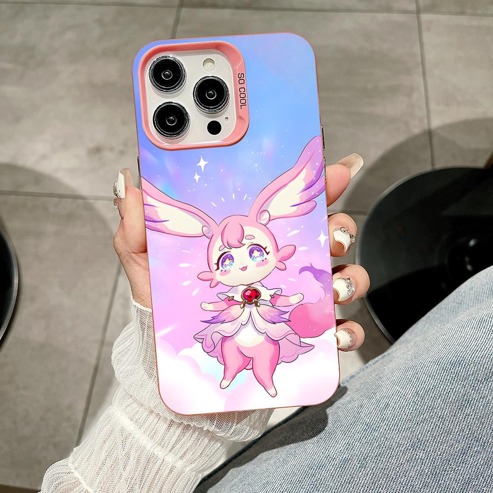 HSR Mem Pink Translucent Mobile Phone Case for iPhone 17 16 15 14 13 12 11 X XR XS Air Pro Max Plus Colorful Cover